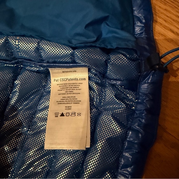 Columbia TurboDown 740TD Omni-Heat Hooded Jacket Women’s Small Blue - Picture 9 of 9